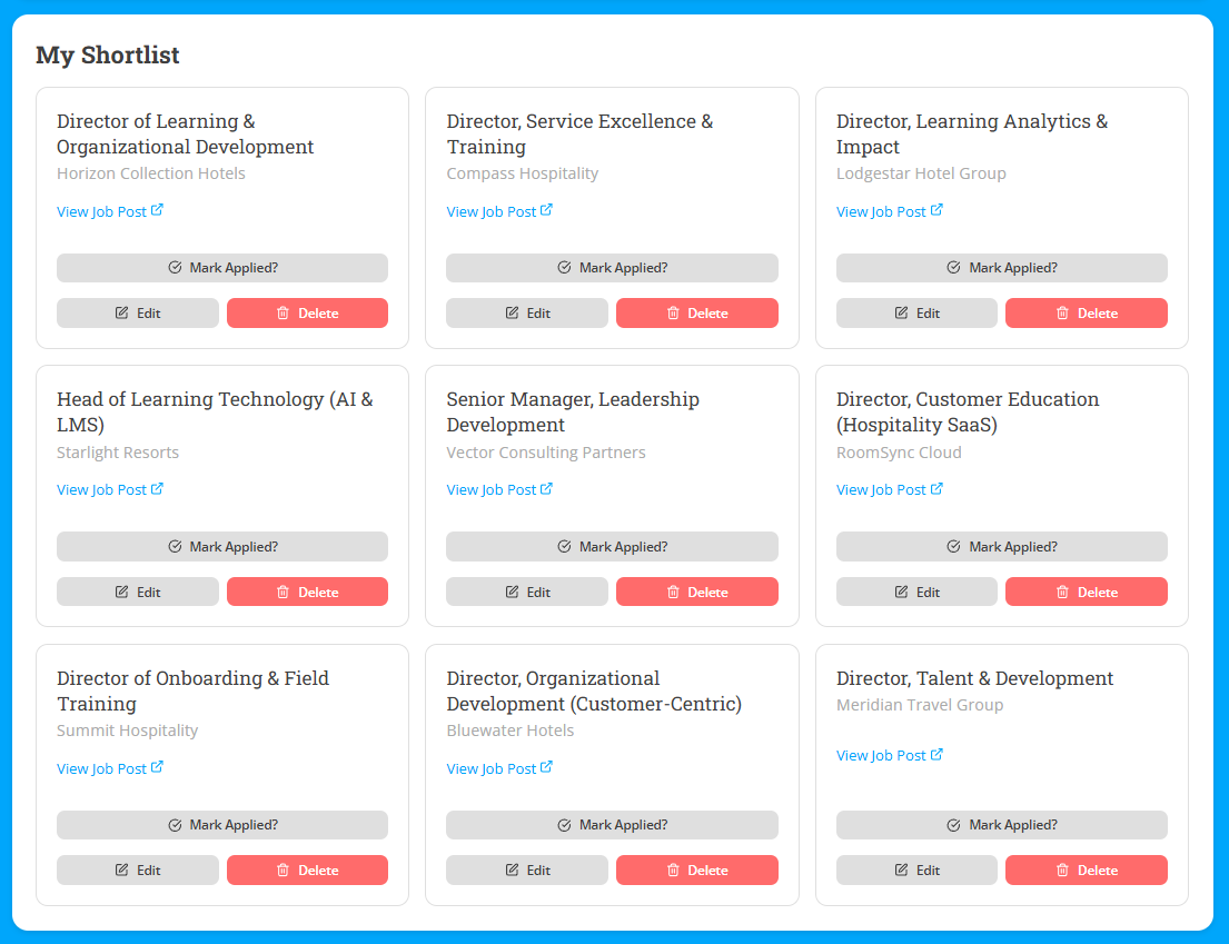 Jobs to Apply For Tracker feature illustration